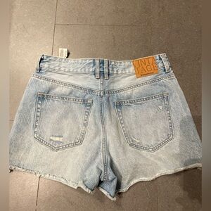 Stradivarius Light Blue Jean Shorts